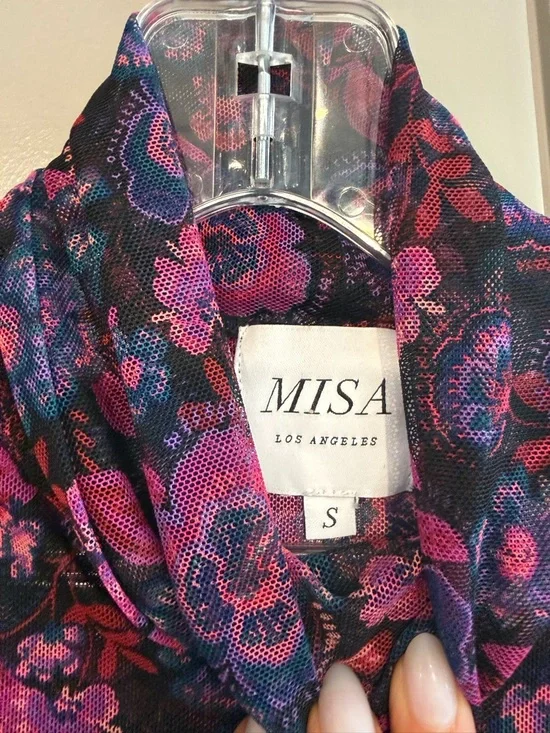 MISA Los Angeles Sheer Nadja Top - Picture 5 of 7